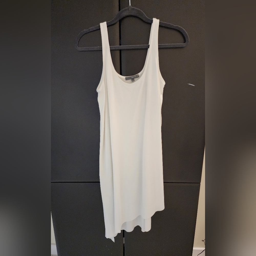 Asymmetrical White dress